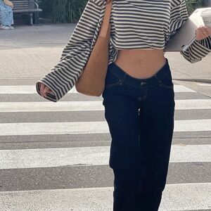 Lioness Midnight Blue Cocoon Jeans